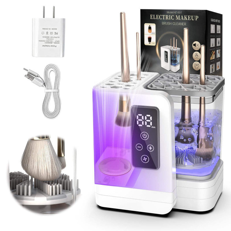 Limpiador Eléctrico Profesional de Brochas de Maquillaje 5 en 1