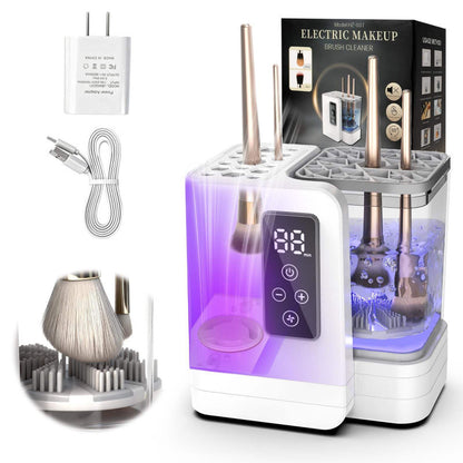 Limpiador Eléctrico Profesional de Brochas de Maquillaje 5 en 1