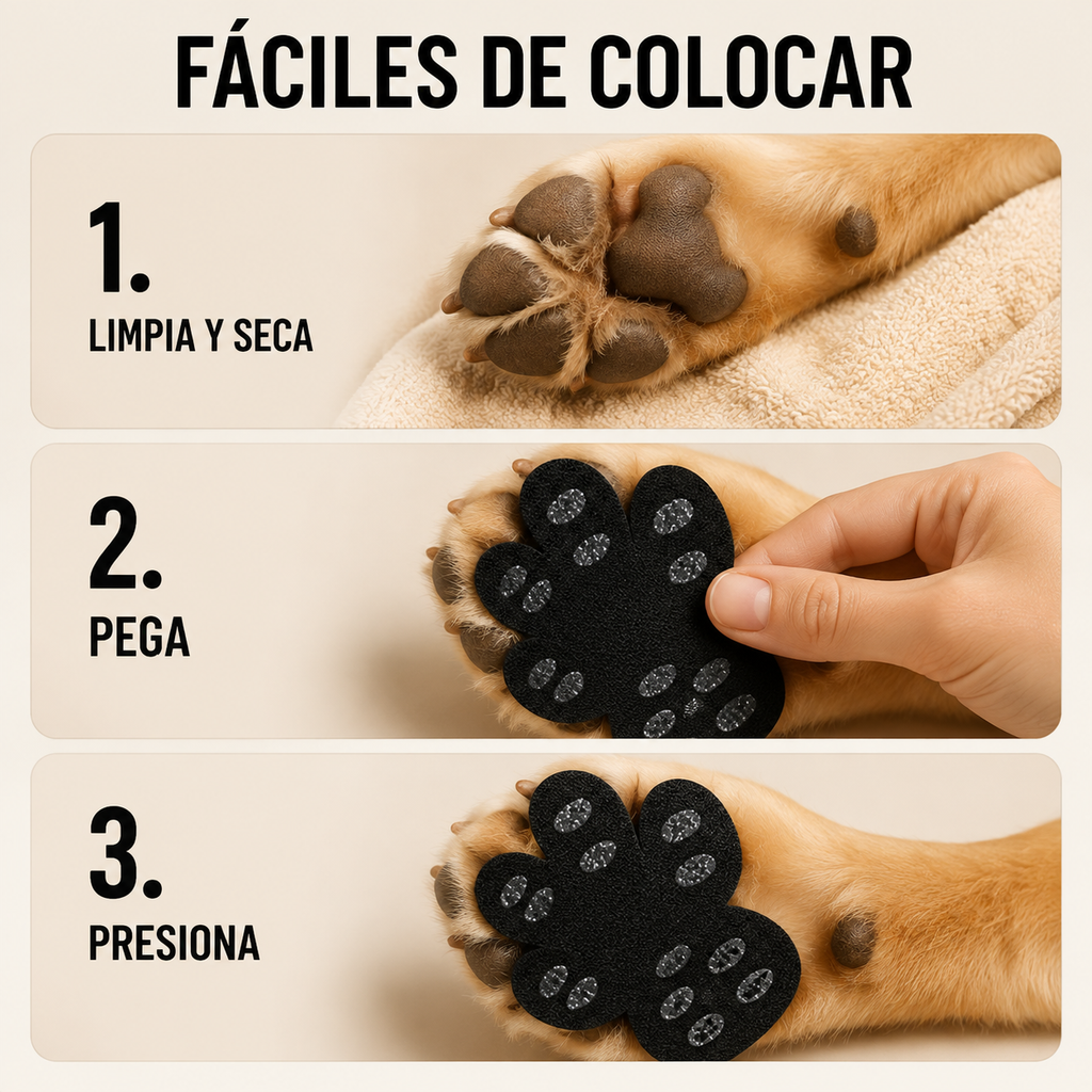 GRIPS ANTIDESLIZANTES PARA PATAS DE PERRO